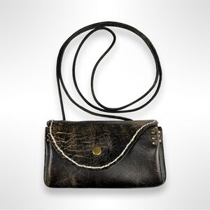 Bed Stu Black and Brown Crossbody Bag
